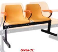 Ghế băng chờ 2 chỗ ngồi có tay GN06-2C