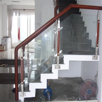 Cầu thang kính CTK01