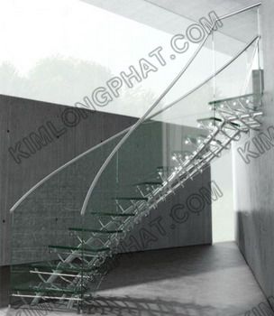 Cầu thang kính CTK09